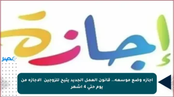 إجازة وضع موسعة.. قانون العمل الجديد يتيح للزوجين休 الإجازة من يوم حتى 4 أشهر